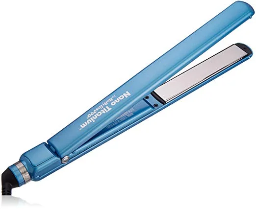 Babyliss Pro Nano Titanium Ultra Thin Flat Iron Straightener,  1 1/2" # BABNT3073TN