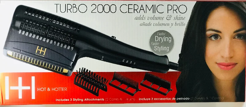 Hot and Hotter Turbo 2000 Ceramic Pro Hair Dryer # 5803