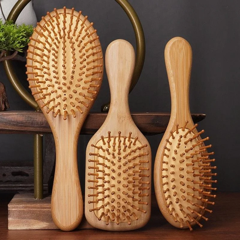 1PC Bamboo Comb