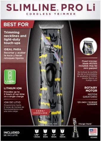 Andis Slimline Pro Li T-Blade Cordless Nation Trimmer # 32680