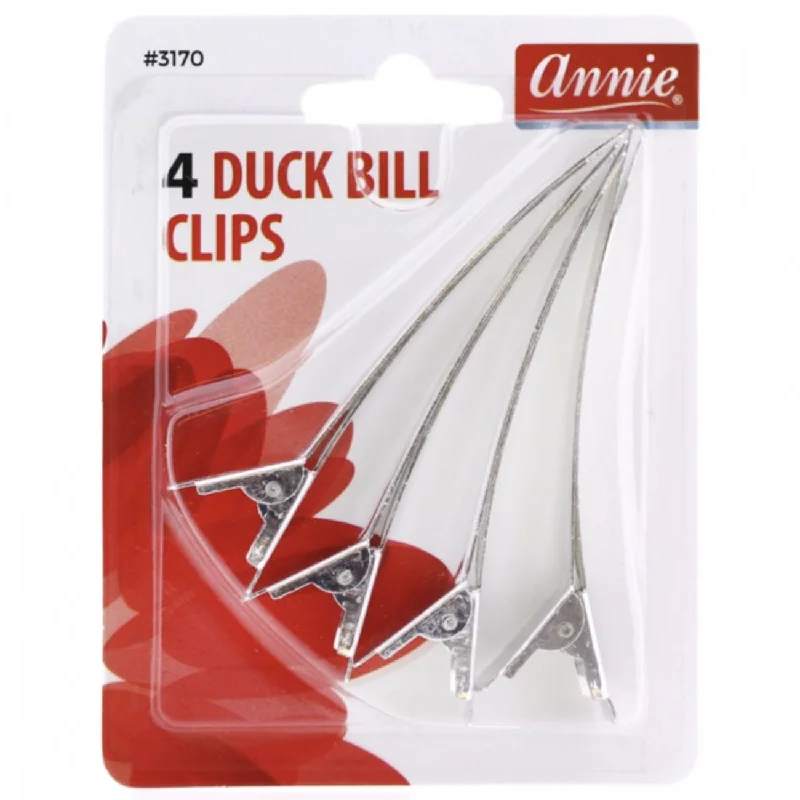 Annie: 4 Duck Bill Clips #3170