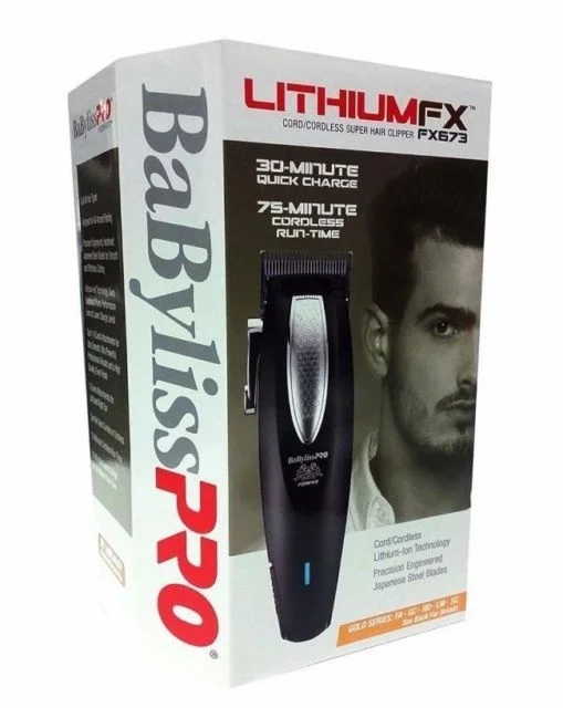 BaBylissPro Lithium FX Clipper # FX673 (Dual Voltage)