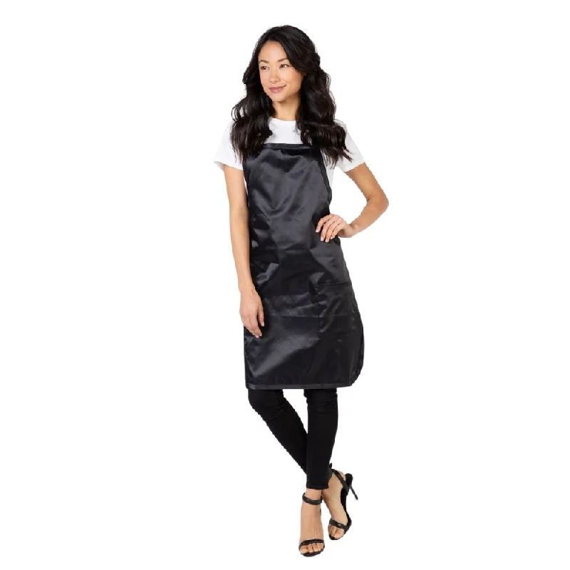 Betty Dain Satin Stylist Apron - Black