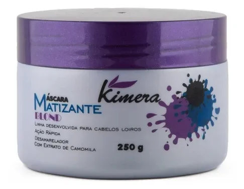 Blond Tinting Violet Platinum Color Maintenance Mask 250g - Kimera