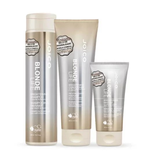 Blonde Life Illuminating Hydration Moisturizing Treatment Kit 3 Products - Joico