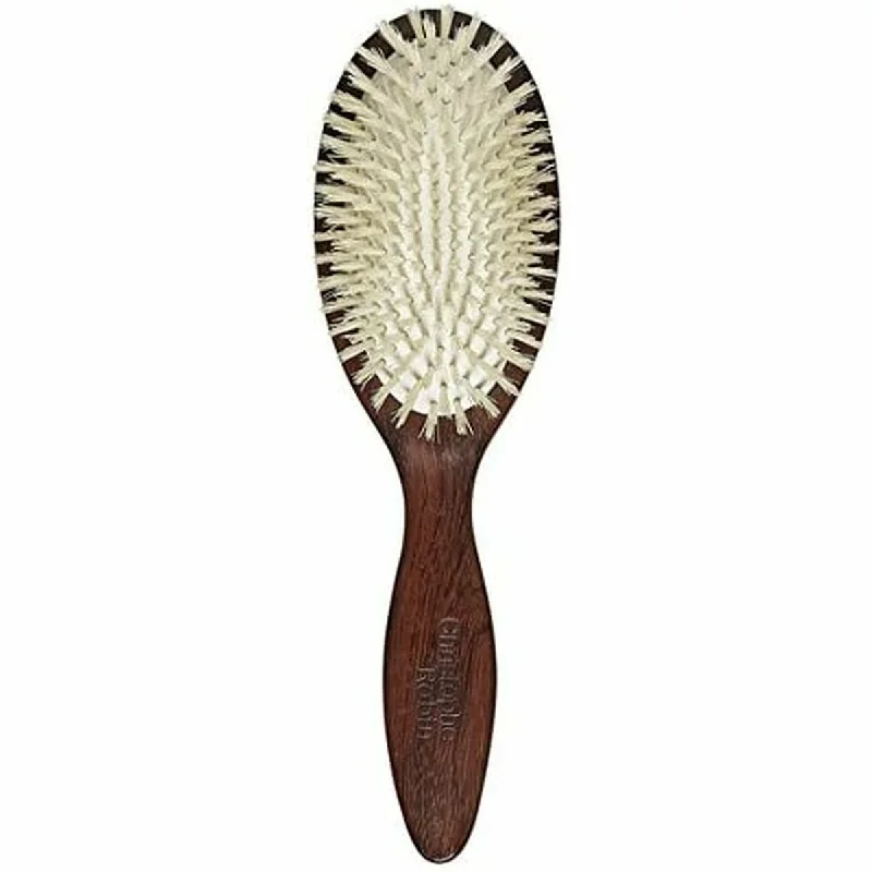 Detangling Hairbrush Christophe Robin Wood White Brown