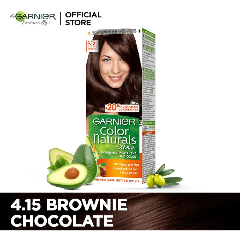 Garnier Color Naturals Creme Hair Colour 4.15 Brownie Chocolate