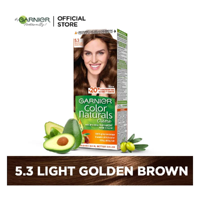 Garnier Color Naturals Creme Hair Colour 5.3 Light Golden Brown