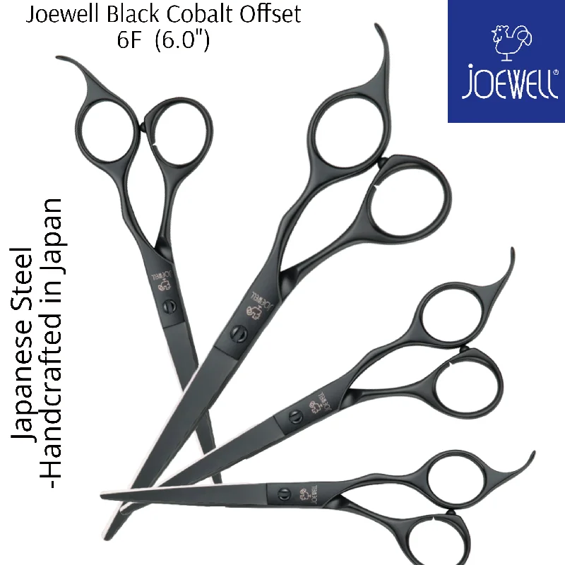 Joewell Black Cobalt Offset 6F  (6.0") Japanese Steel - Handcrafted in Japan