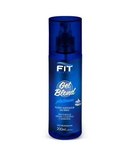 Keratin Argan Collagen Tinting Get Blond Finisher Fluid 200ml - Fit Cosmetics