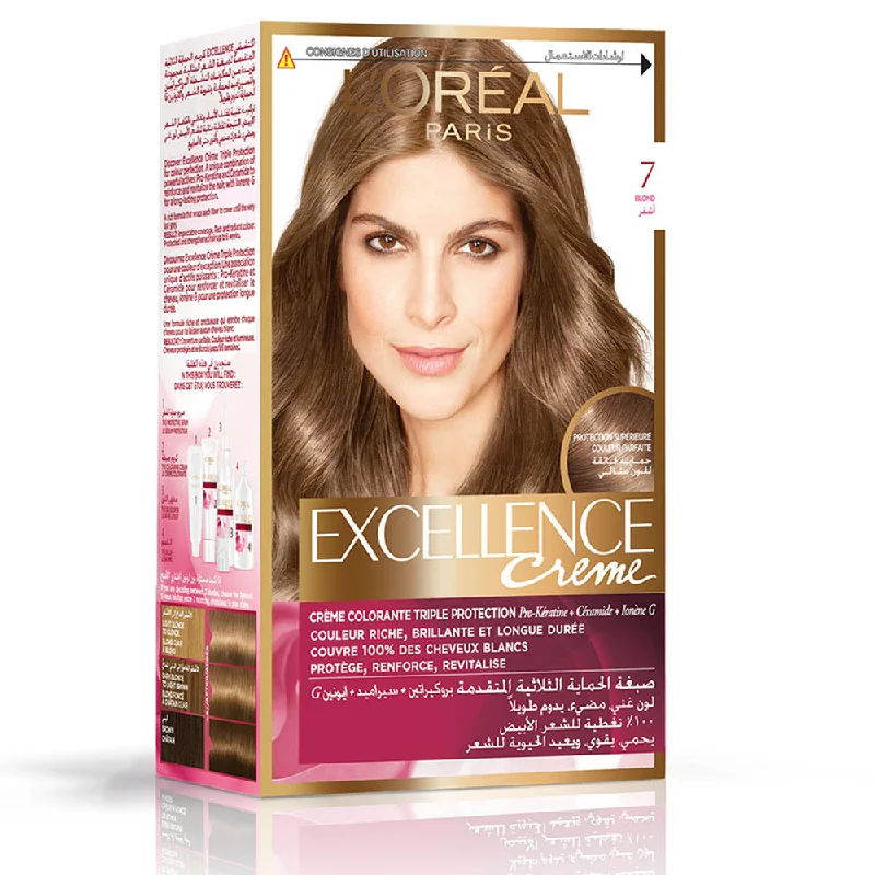 L'Oreal Paris Excellence Hair Color, Blonde 7