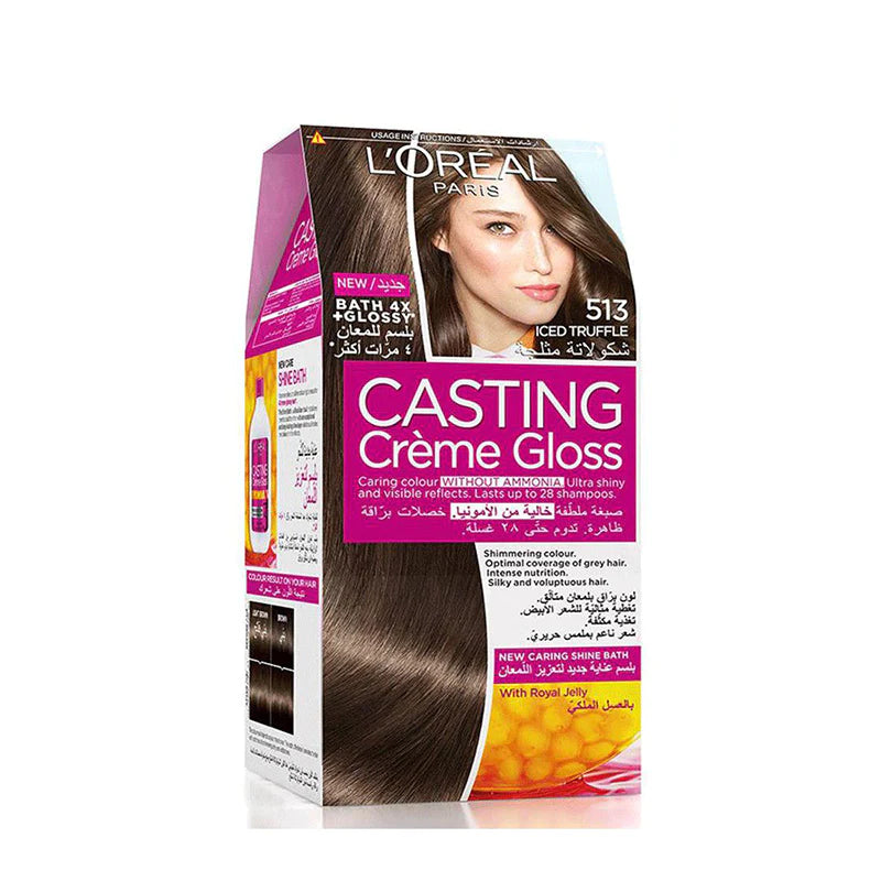 L'Oreal Paris Casting Hair Color, 513 Iced Truffle