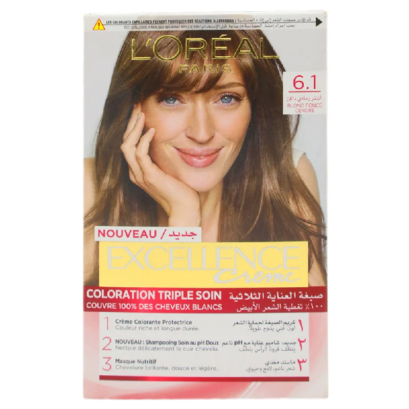 L'Oreal Paris Excellence Hair Color Dark Ash Blond 6.1