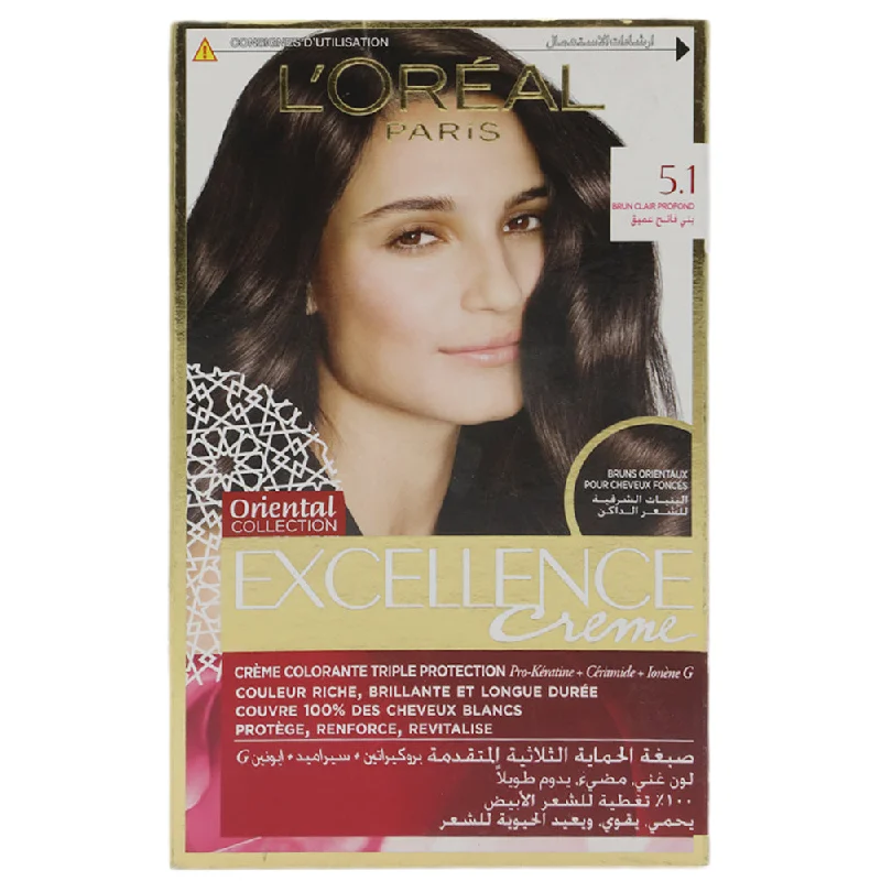 L'Oreal Paris Excellence Hair Color Profound Light Brown 5.1