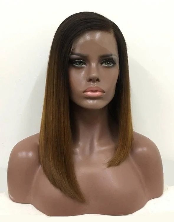 Luna S38 Lace Front Shoulder Length Straight Bob Wig for Women