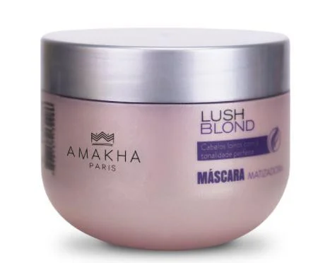 Lush Blond Tinting Neutralizing Revitalizing Hydration Mask 300g - Amakha