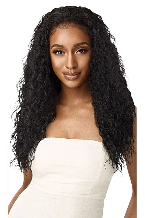 Outre Quick Weave Wet & Wavy Beach Curl 24" Synthetic Half Wig