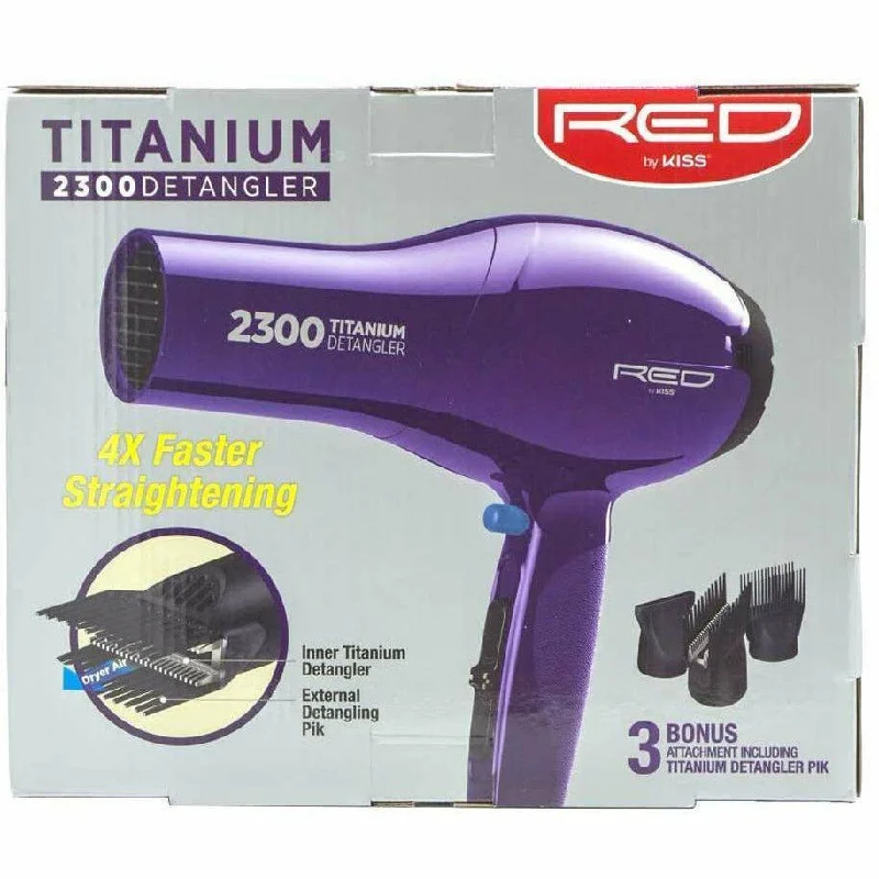 RED by Kiss: Titanium 2300 Detangler Hair Dryer