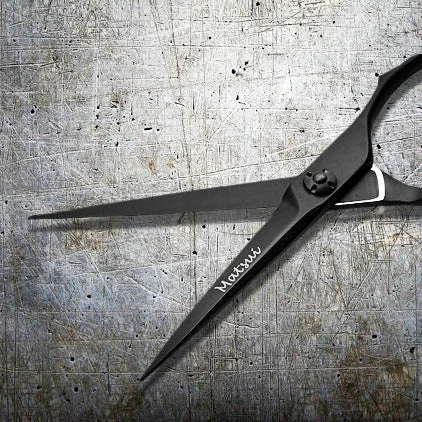 The best Cobalt Infused VG10 steel - Matsui Matte Black Limited Edition Offset Hair Shears