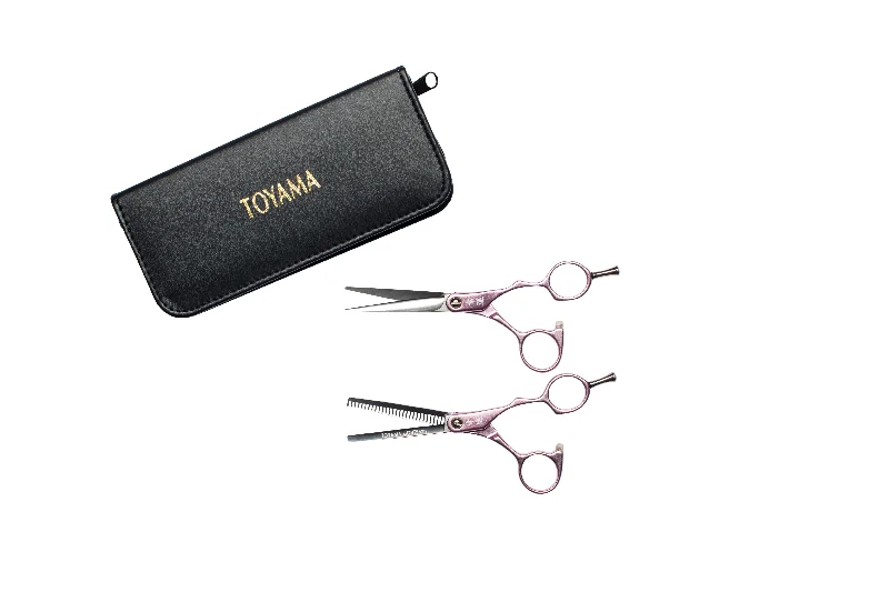 Toyama LIGHT XB Pink Scissor/Thinner Set 5.5"