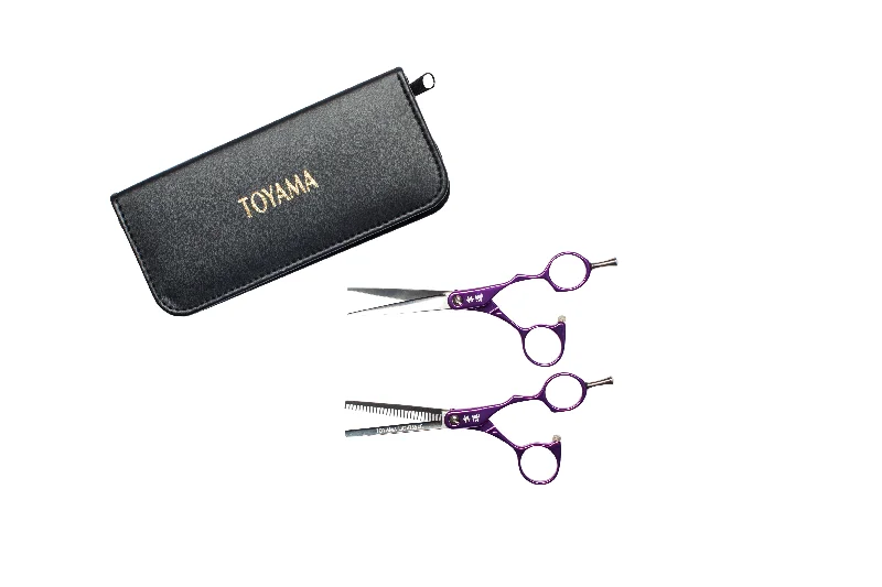 Toyama LIGHT XB Purple Scissor/Thinner Set 5.5"