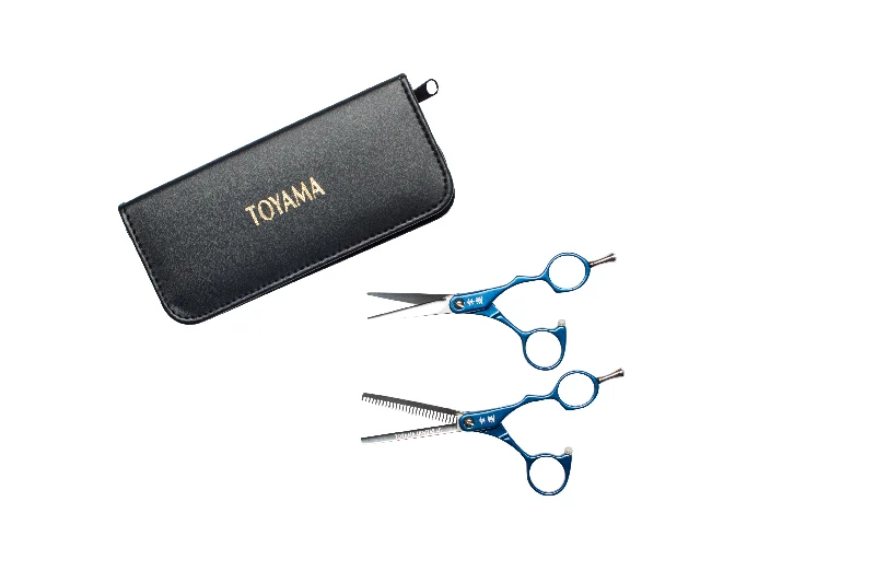 Toyama Light XB Set Blue (Scissor/Thinner) 5.5"