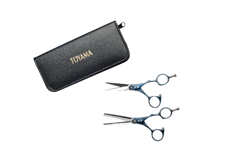 Toyama Light XB Set Dark Blue (Scissor/Thinner) 5.5"