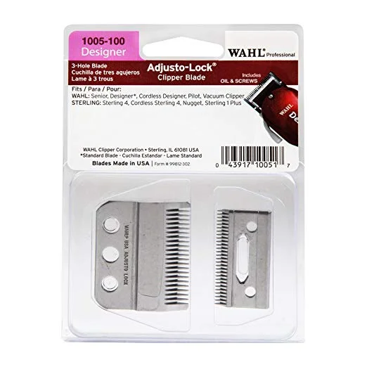 Wahl Adjusto-Lock Designer Clipper Blade #1005-100