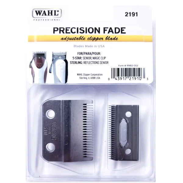 WAHL PRECISION FADE ADJUSTABLE CLIPPER BLADE # 2191