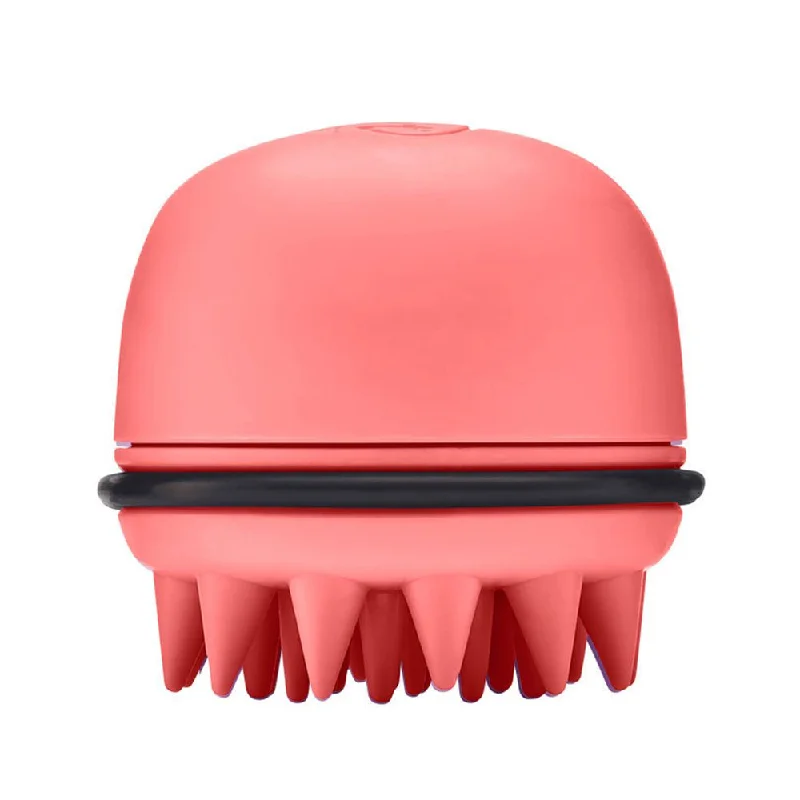 Wet Brush Head Start Exfoliating Scalp Brush Coral