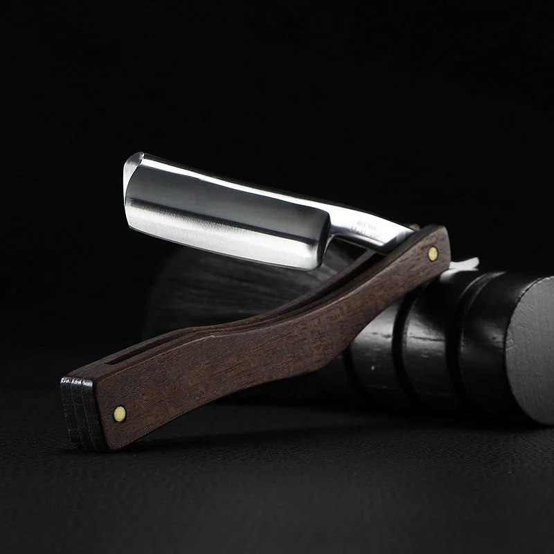 440C Rosewood Stainless Steel Razor Holder