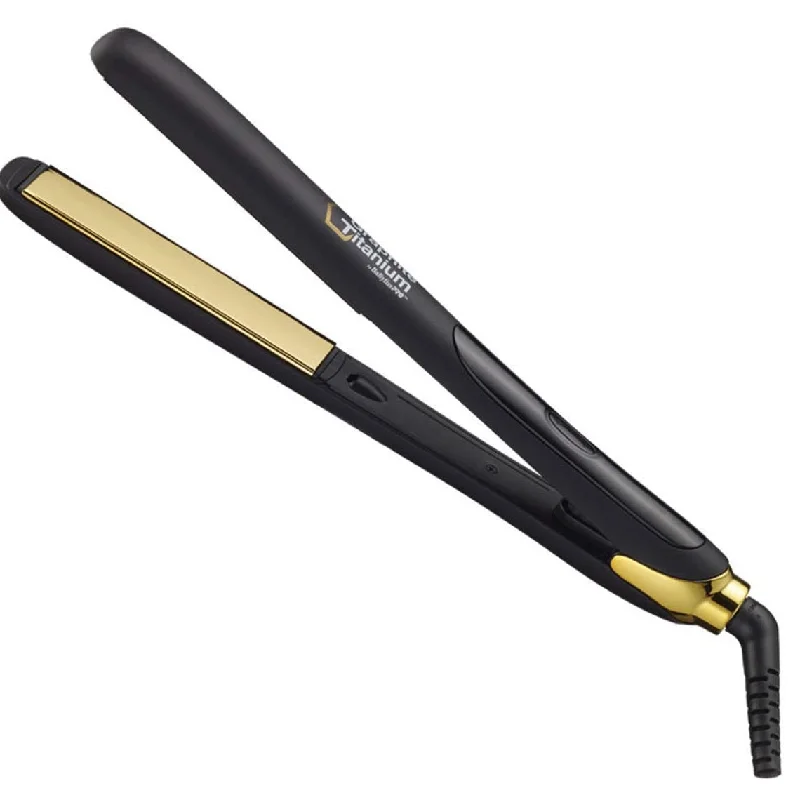 BaBylissPRO Graphite Titanium Ionic Flat Iron 1"