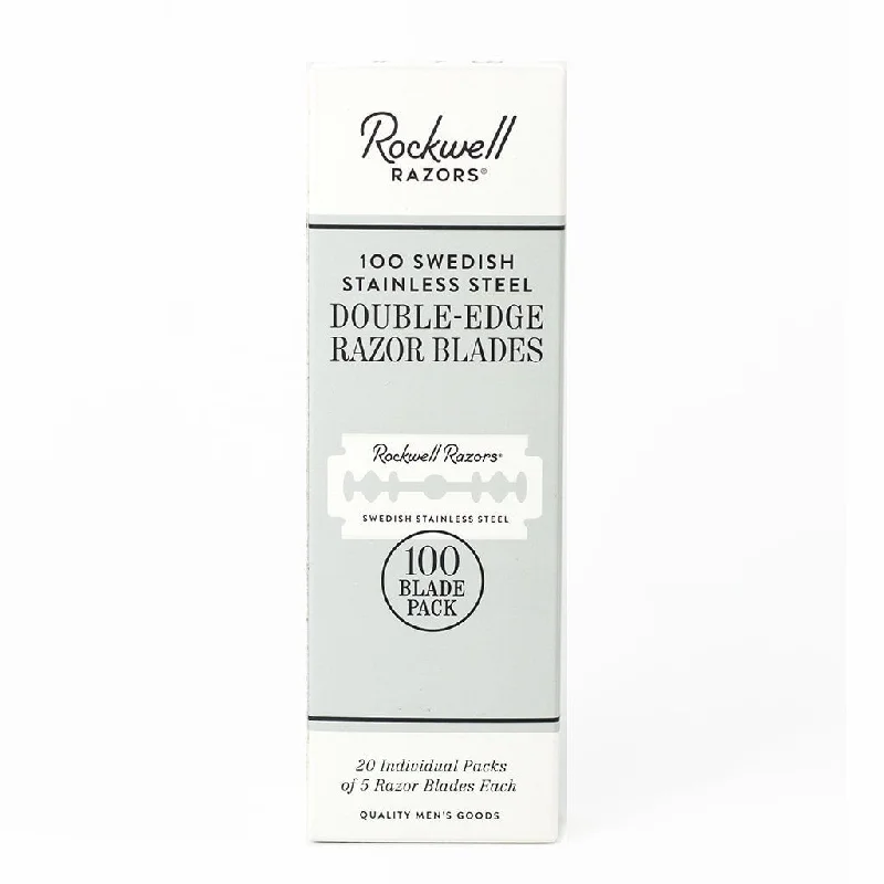 Rockwell Razors Double-Edge Razor Blades - 100-Pack