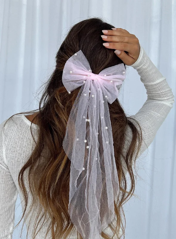 Imi Hair Bow Pink