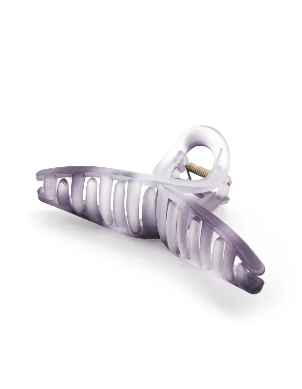 Mocha Loop Hair Clip- Purple Marle